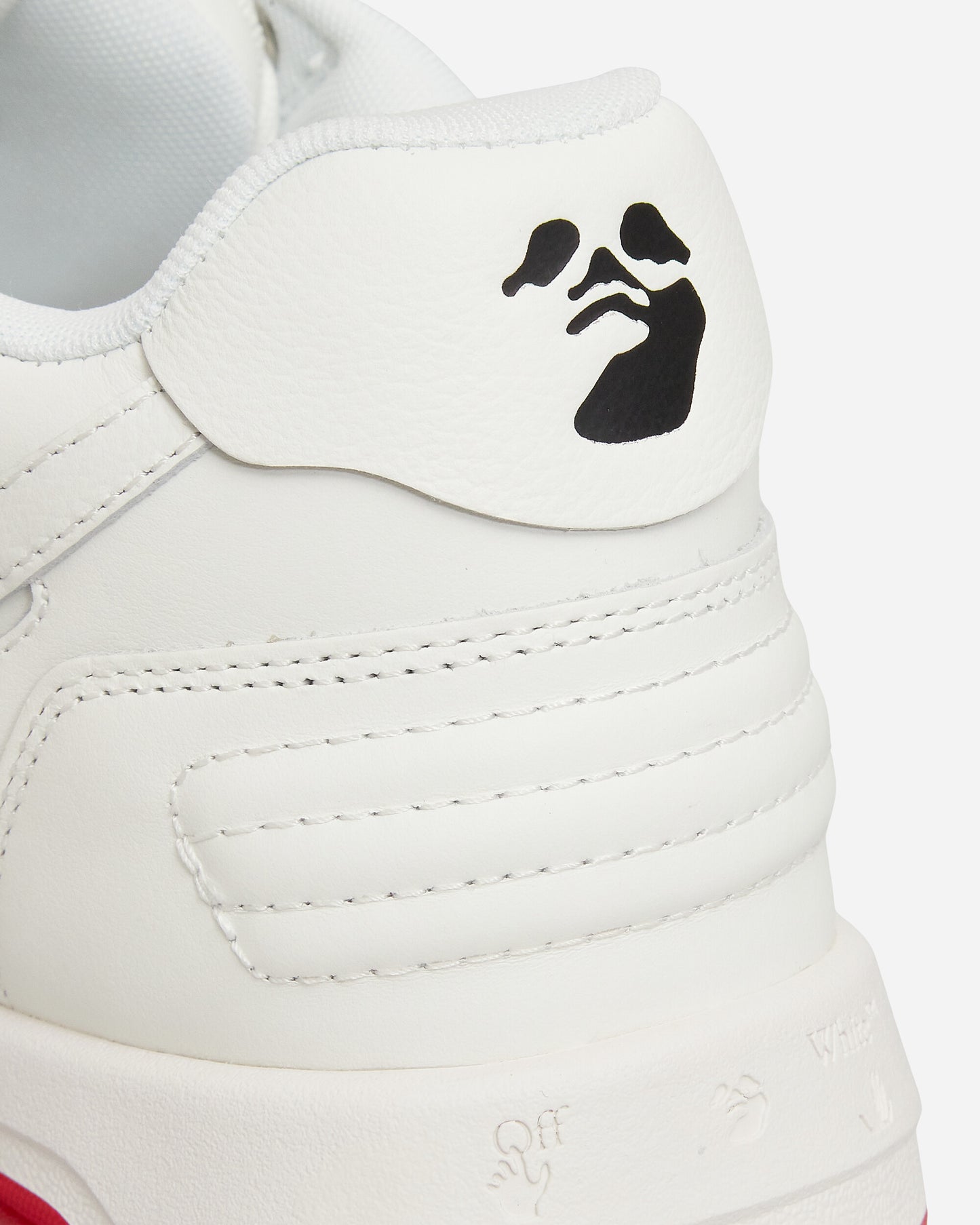 Off-White Out Of Office ''For Walking'' White/Red Sneakers Low OMIA189S23LEA003 0125