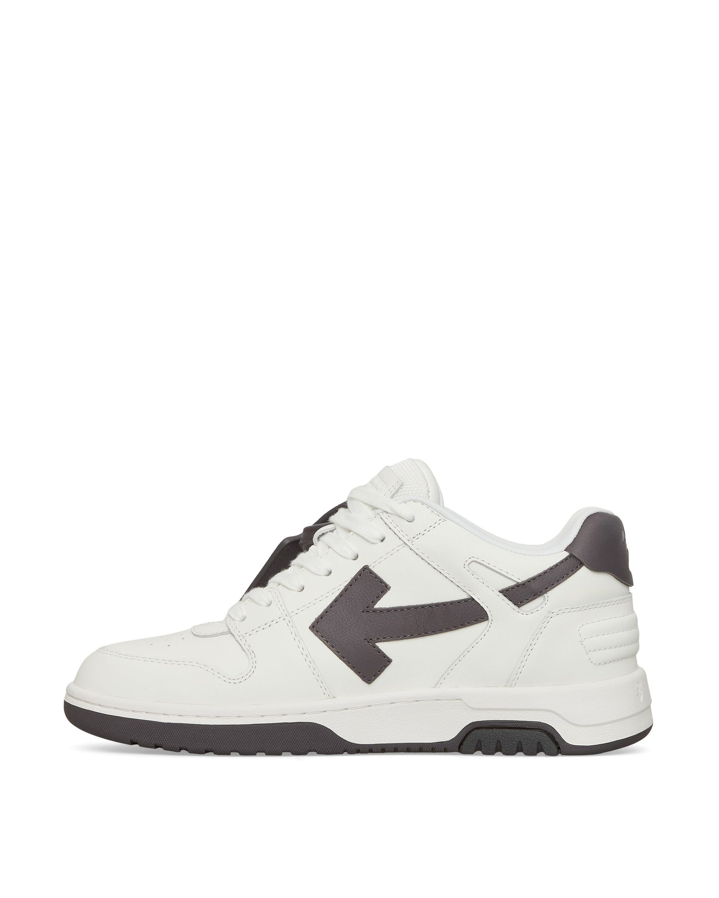 Off-White Out Of Office Claf Leather White Dark Sneakers Low OMIA189S23LEA001 0107