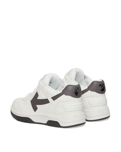 Off-White Out Of Office Claf Leather White Dark Sneakers Low OMIA189S23LEA001 0107