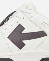Off-White Out Of Office Claf Leather White Dark Sneakers Low OMIA189S23LEA001 0107