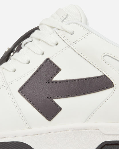 Off-White Out Of Office Claf Leather White Dark Sneakers Low OMIA189S23LEA001 0107