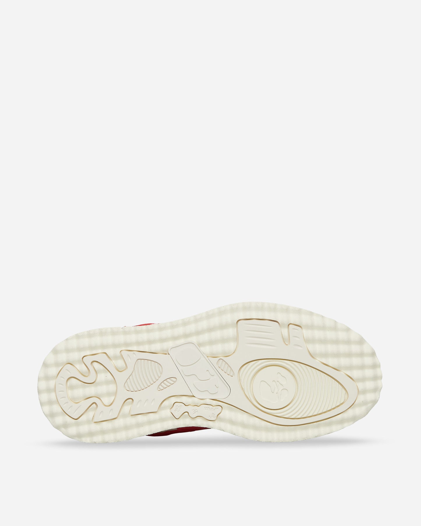 Off-White Midtop Sponge Sneakers White/Red Sneakers Mid OMIA234S23LEA001 0125