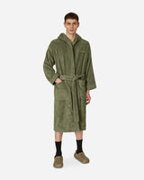 Off-White Bookish Hoodie Bathrobe Army Green Textile Bath Towels OHZB012T23FAB005 5600