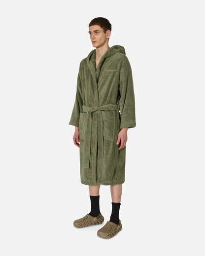 Off-White Bookish Hoodie Bathrobe Army Green Textile Bath Towels OHZB012T23FAB005 5600