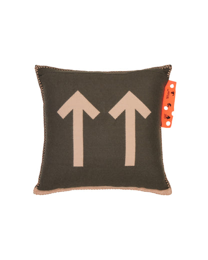 Off-White Arrow Small Pillow Army Green Home Decor Cushions OHZL015T23FAB001 5621