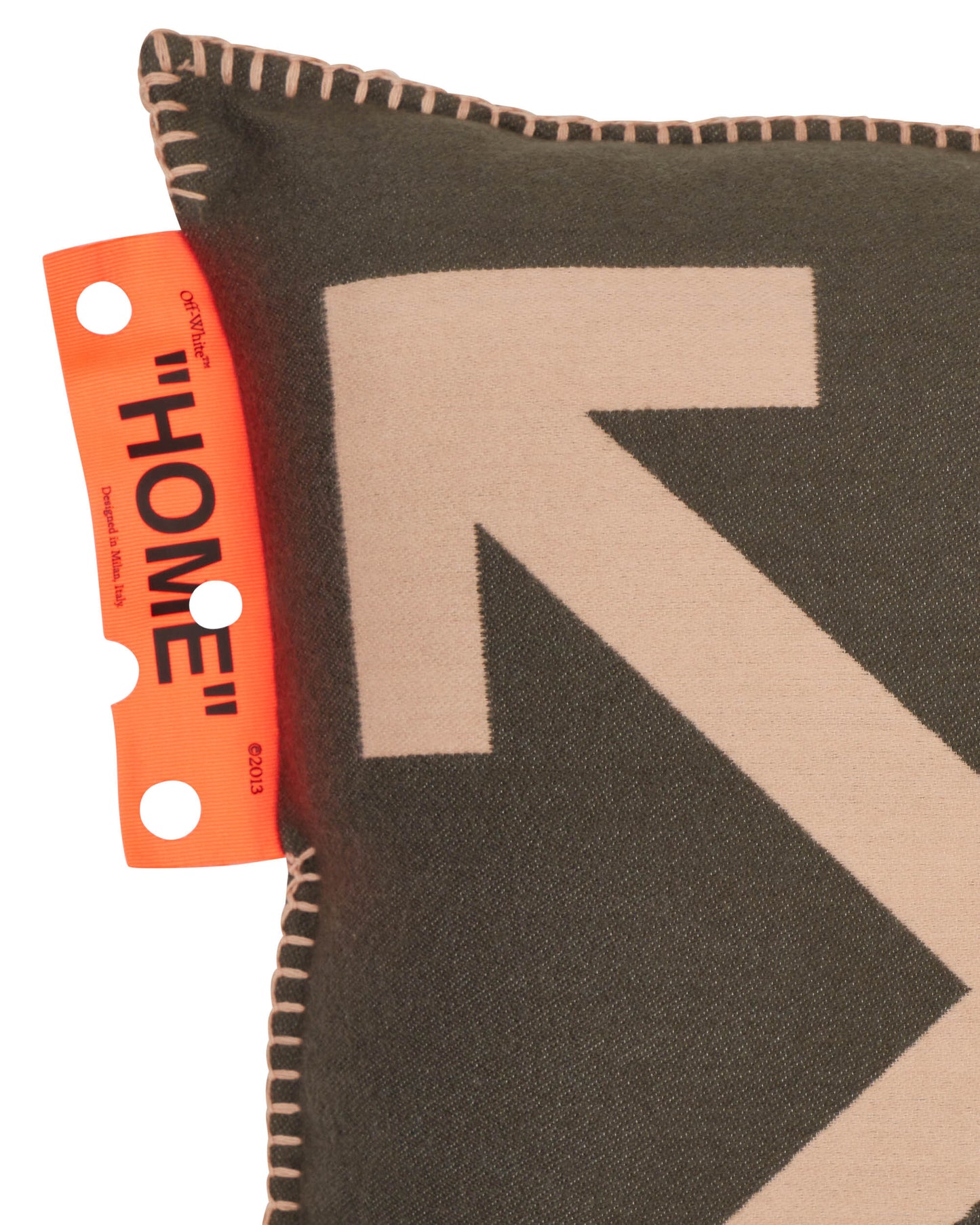 Off-White Arrow Small Pillow Army Green Home Decor Cushions OHZL015T23FAB001 5621