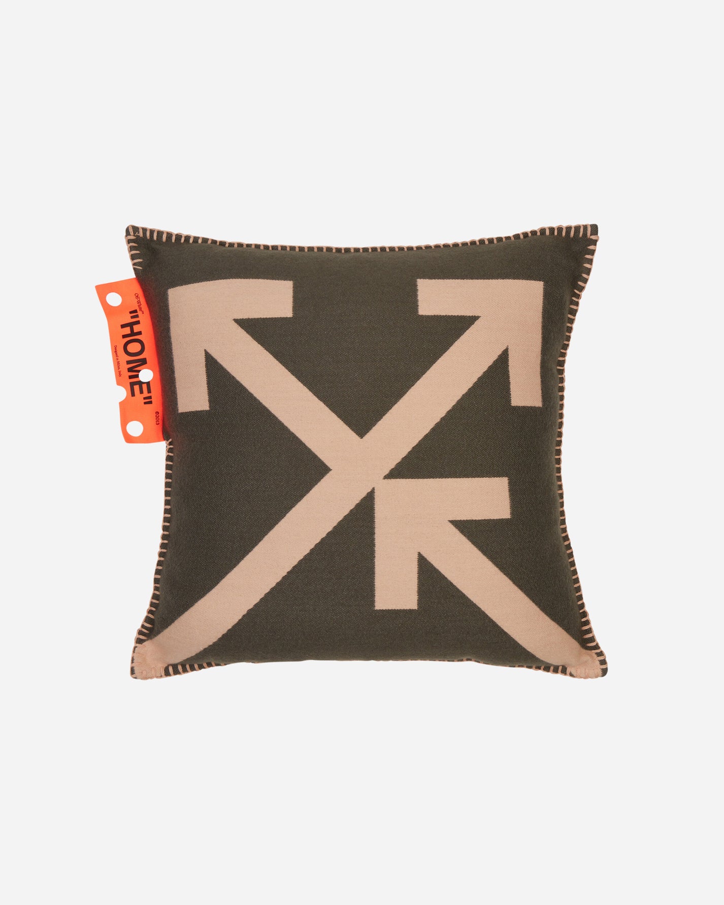 Off-White Arrow Small Pillow Army Green Home Decor Cushions OHZL015T23FAB001 5621