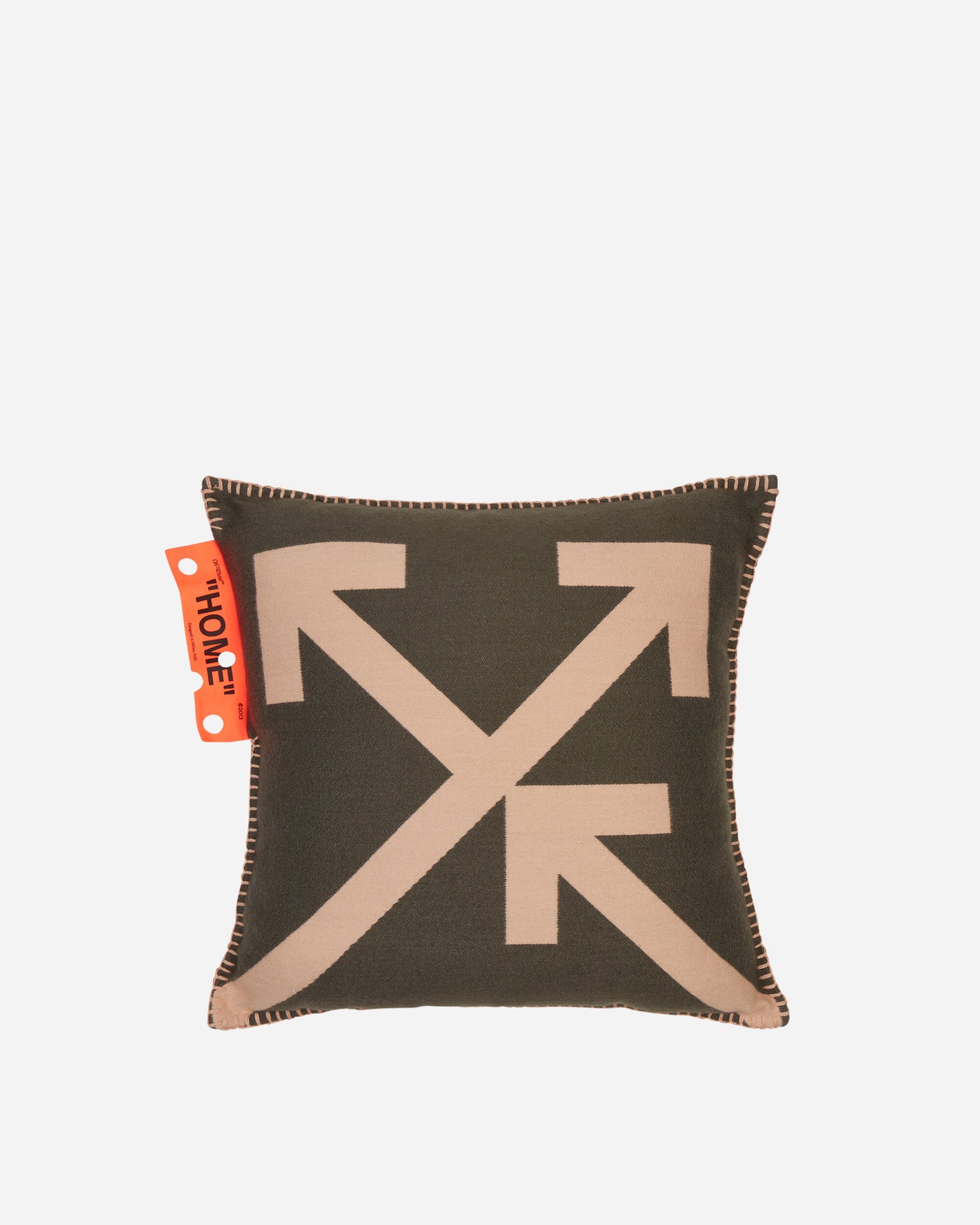 Off-White Arrow Small Pillow Army Green Home Decor Cushions OHZL015T23FAB001 5621