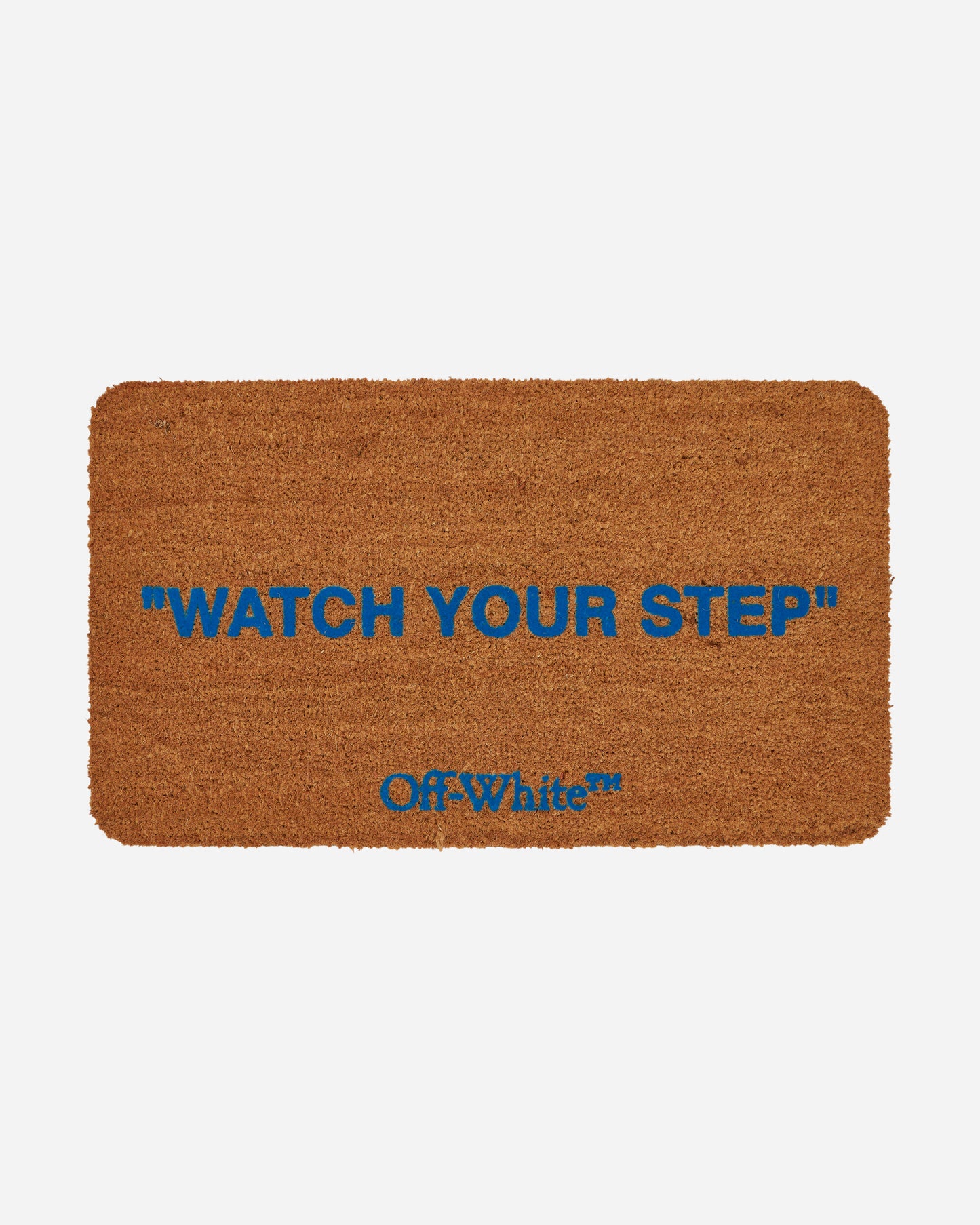 Off-White Doormat Quotes Brown Textile Rugs OHZG006T23MAT001 6040