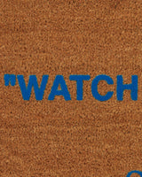 Off-White Doormat Quotes Brown Textile Rugs OHZG006T23MAT001 6040