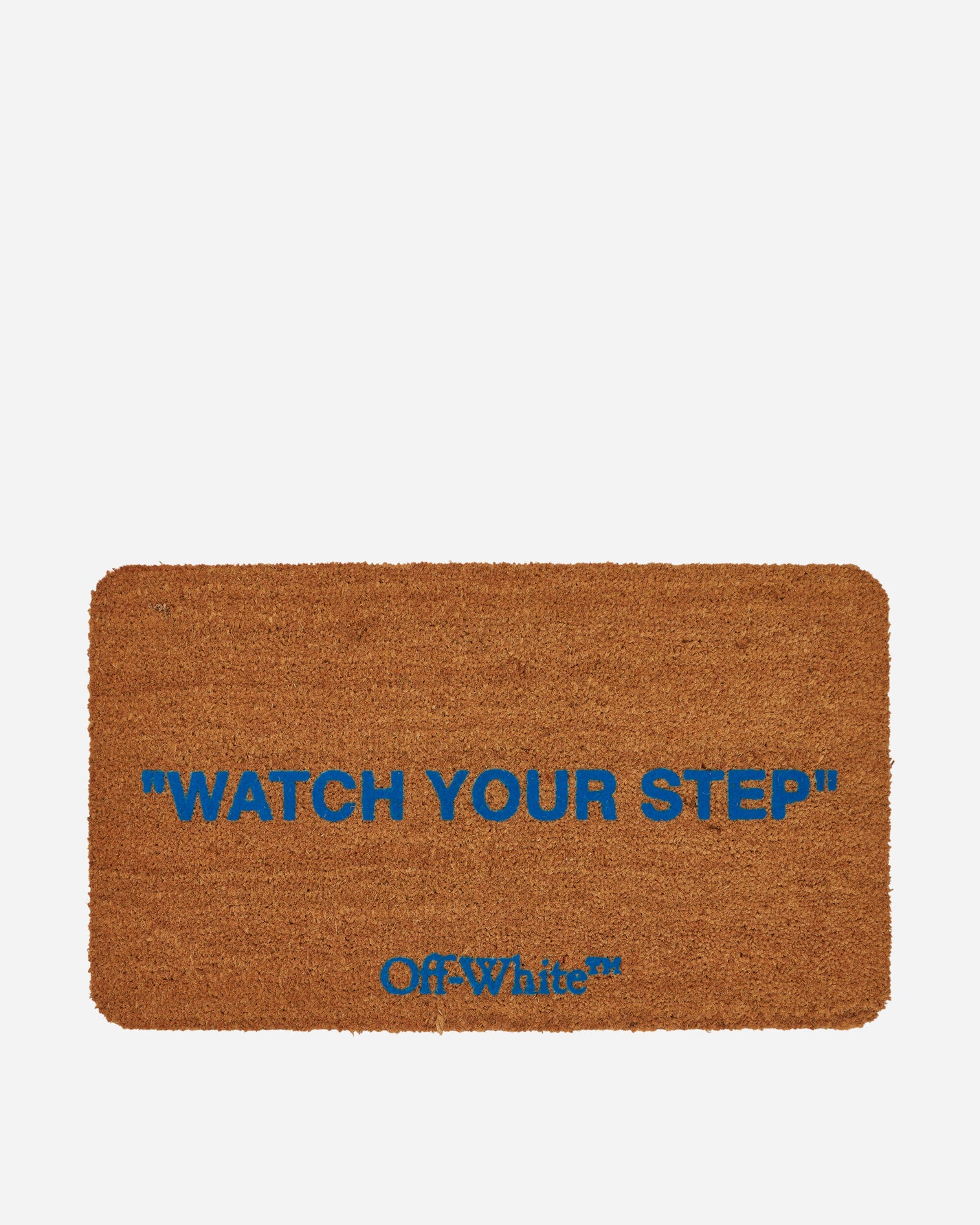 Off-White Doormat Quotes Brown Textile Rugs OHZG006T23MAT001 6040