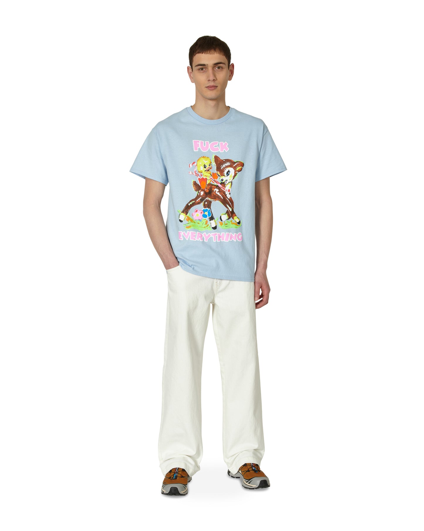 Paradis3 Fuck Everything T-Shirt Light Blue T-Shirts Shortsleeve PAFUCKEVERYTEE 002