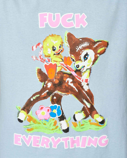 Paradis3 Fuck Everything T-Shirt Light Blue T-Shirts Shortsleeve PAFUCKEVERYTEE 002