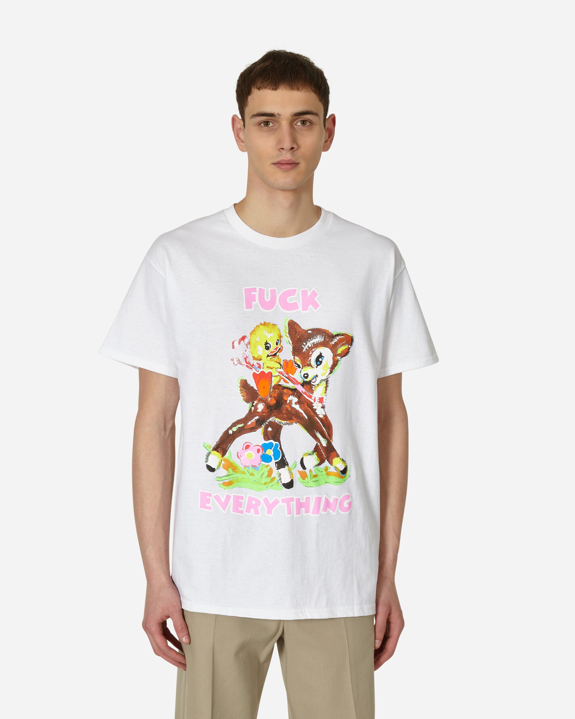 Paradis3 Fuck Everything T-Shirt White T-Shirts Shortsleeve PAFUCKEVERYTEE 001