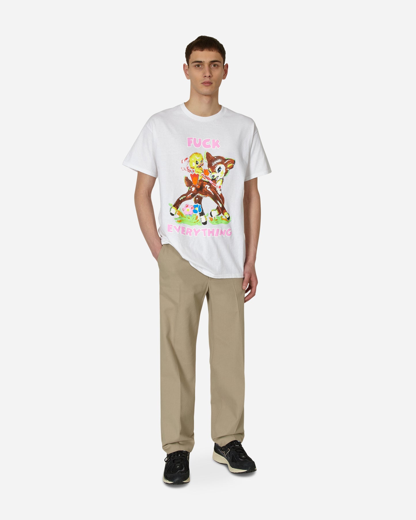 Paradis3 Fuck Everything T-Shirt White T-Shirts Shortsleeve PAFUCKEVERYTEE 001