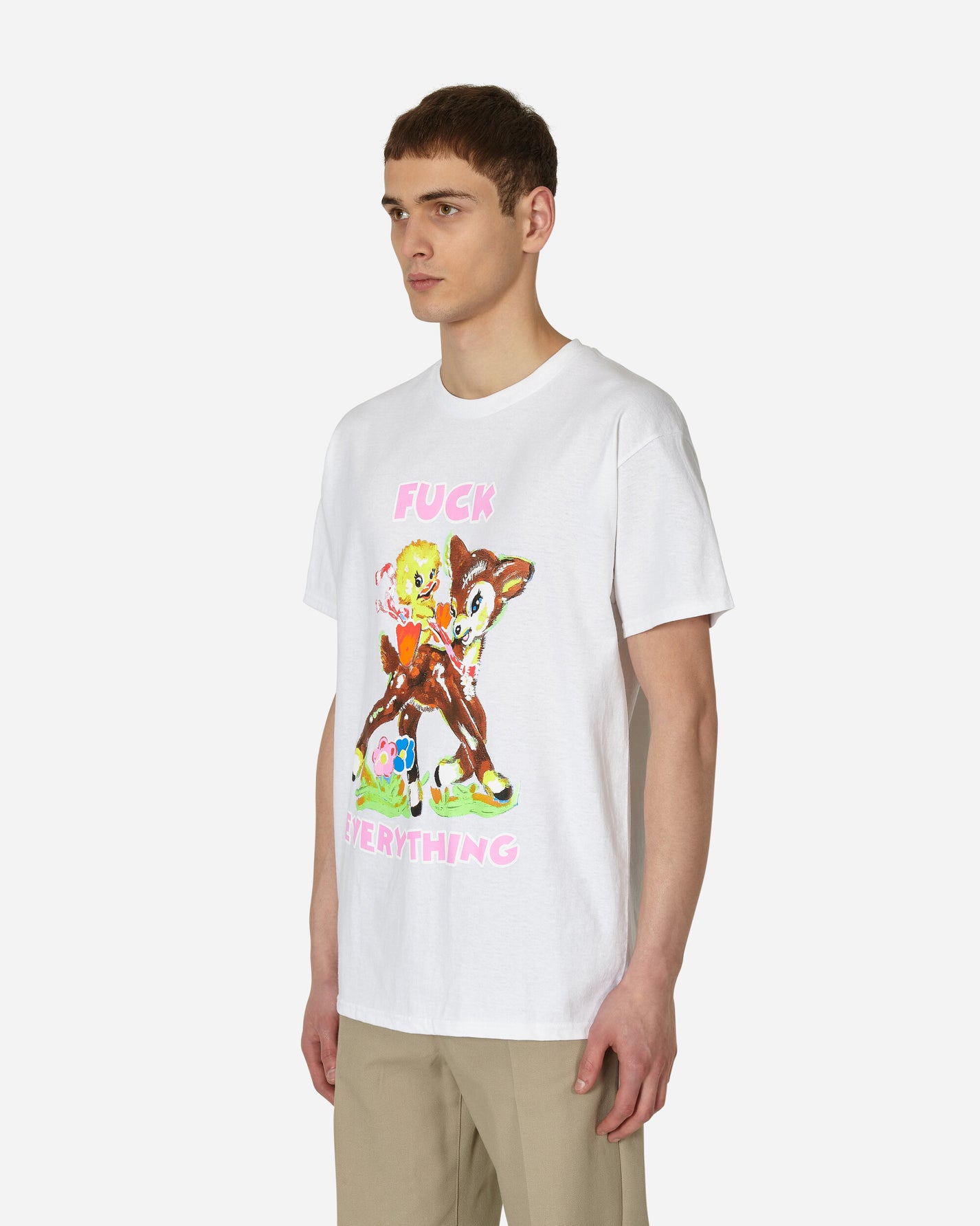 Paradis3 Fuck Everything T-Shirt White T-Shirts Shortsleeve PAFUCKEVERYTEE 001