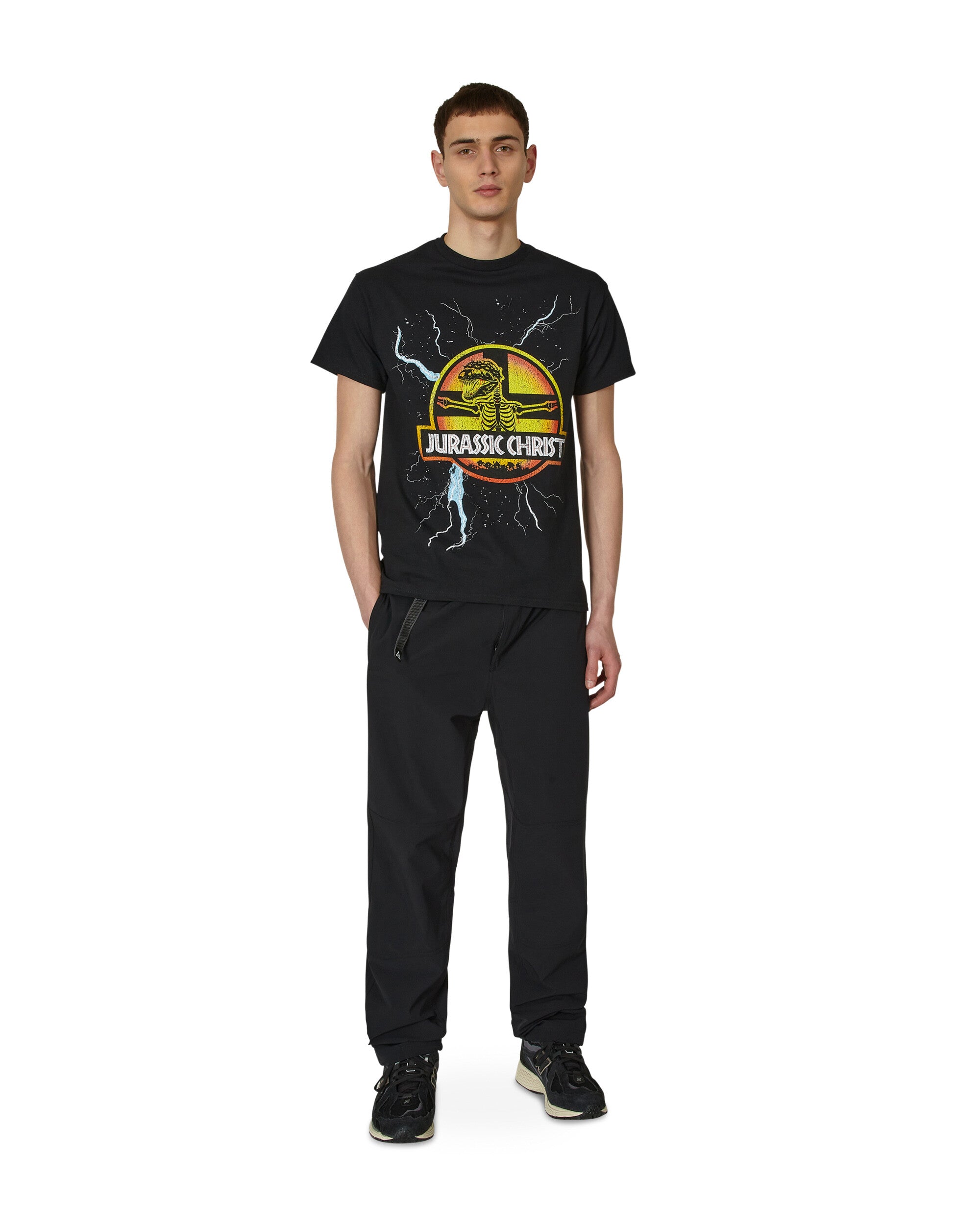 Paradis3 Jurassic Christ T-Shirt Black T-Shirts Shortsleeve PAJURASSTEE 001