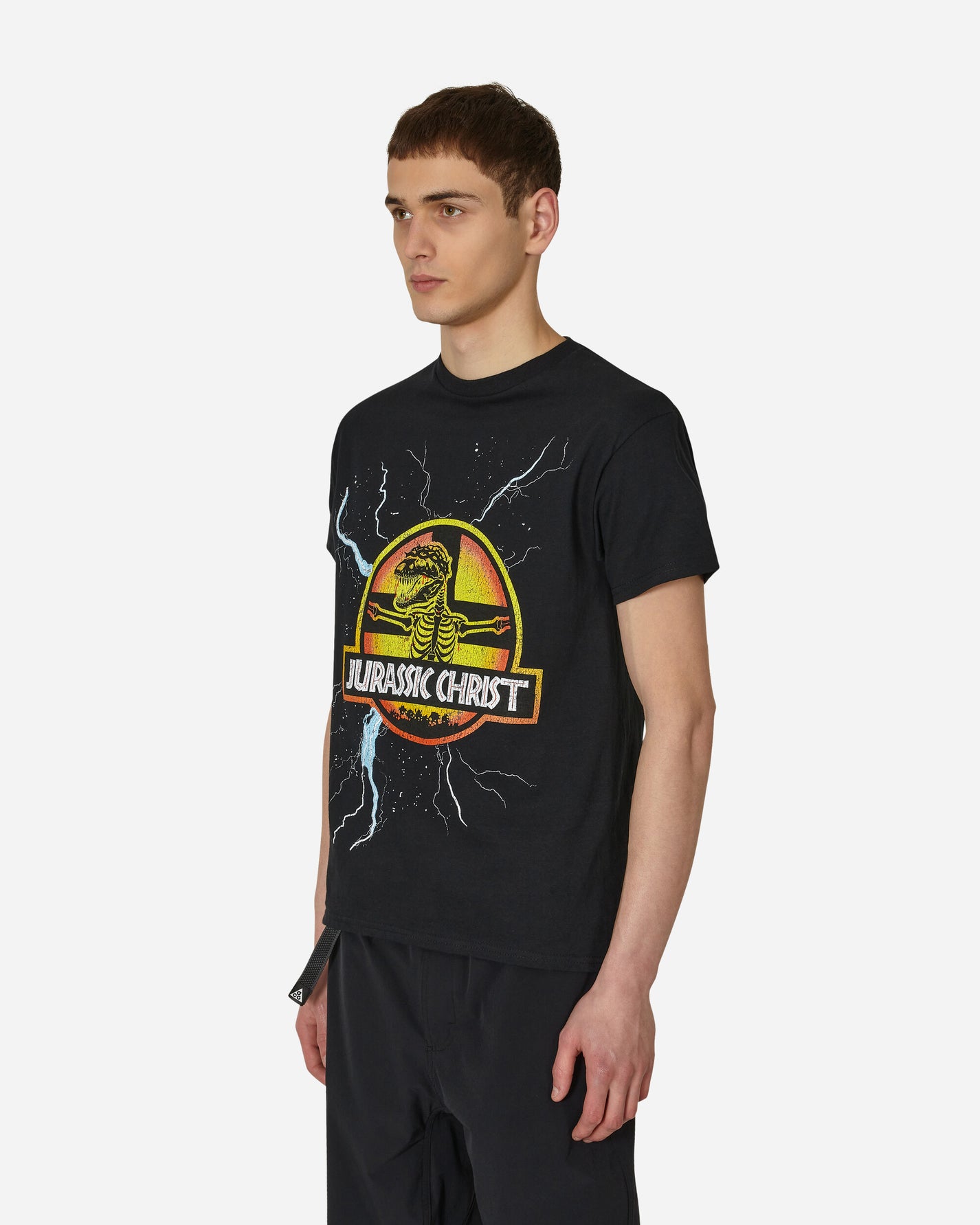 Paradis3 Jurassic Christ T-Shirt Black T-Shirts Shortsleeve PAJURASSTEE 001