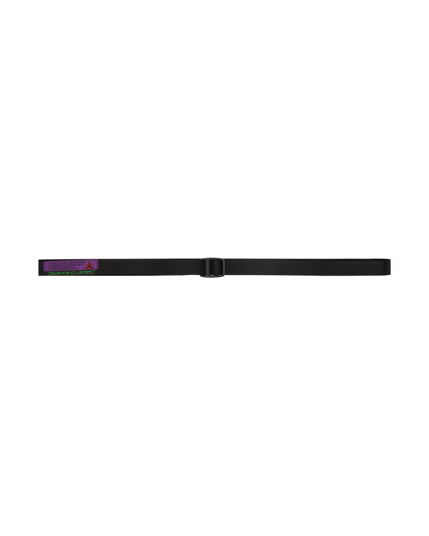 Rayon Vert Ladderlock Belt - 2Cm - Black Black Belts Belt RVS1-AC12 BLACK