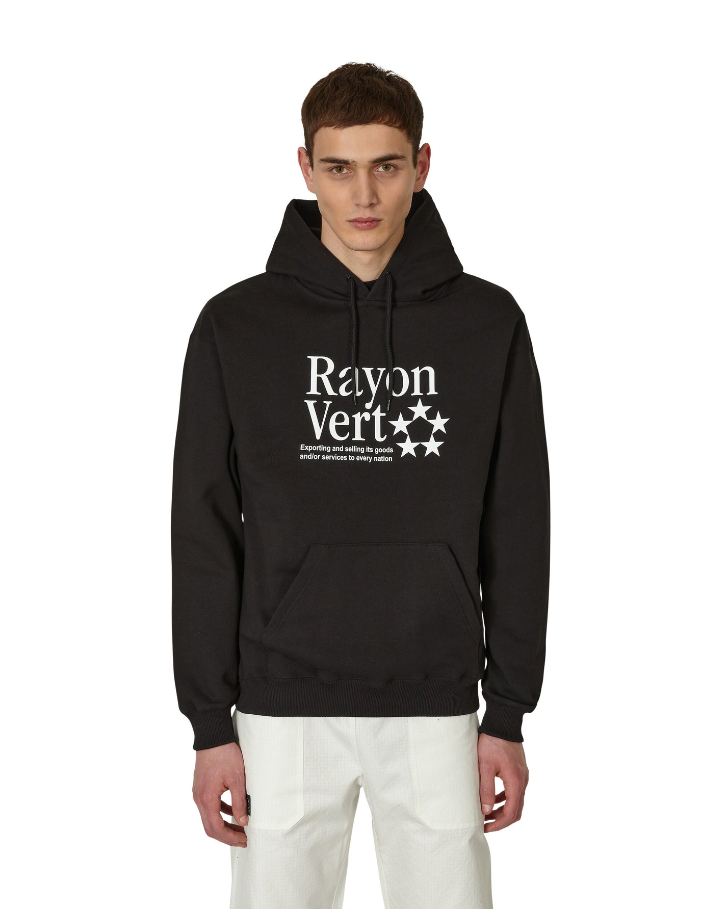 Rayon Vert International Hoodie Black Sweatshirts Hoodies RVS1-SW05 BLACK