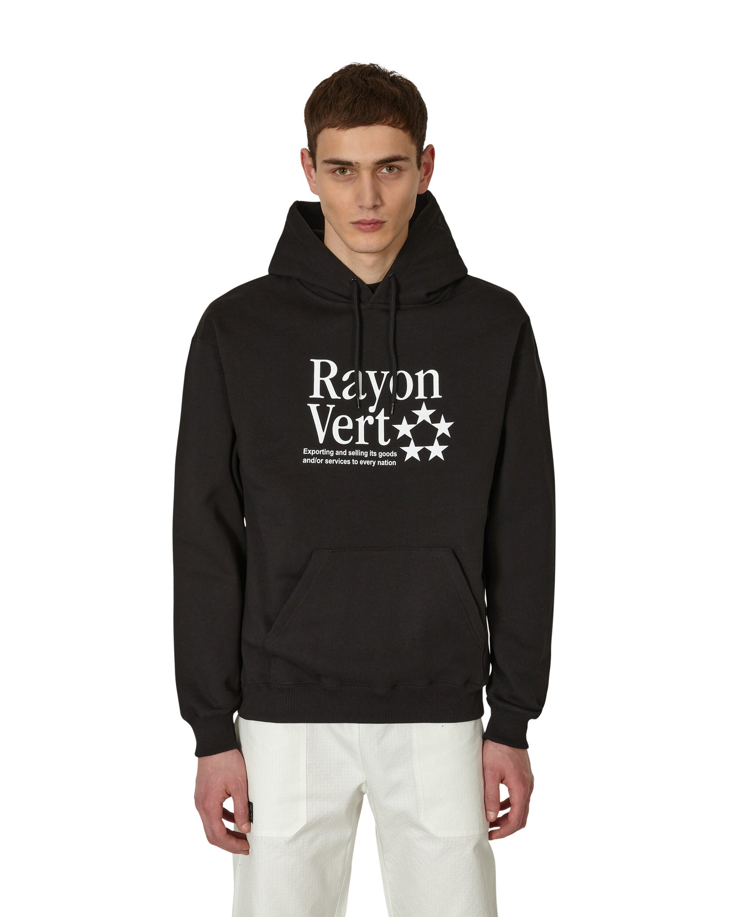 Rayon Vert International Hoodie Black Sweatshirts Hoodies RVS1-SW05 BLACK