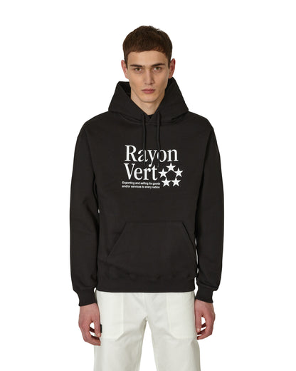 Rayon Vert International Hoodie Black Sweatshirts Hoodies RVS1-SW05 BLACK