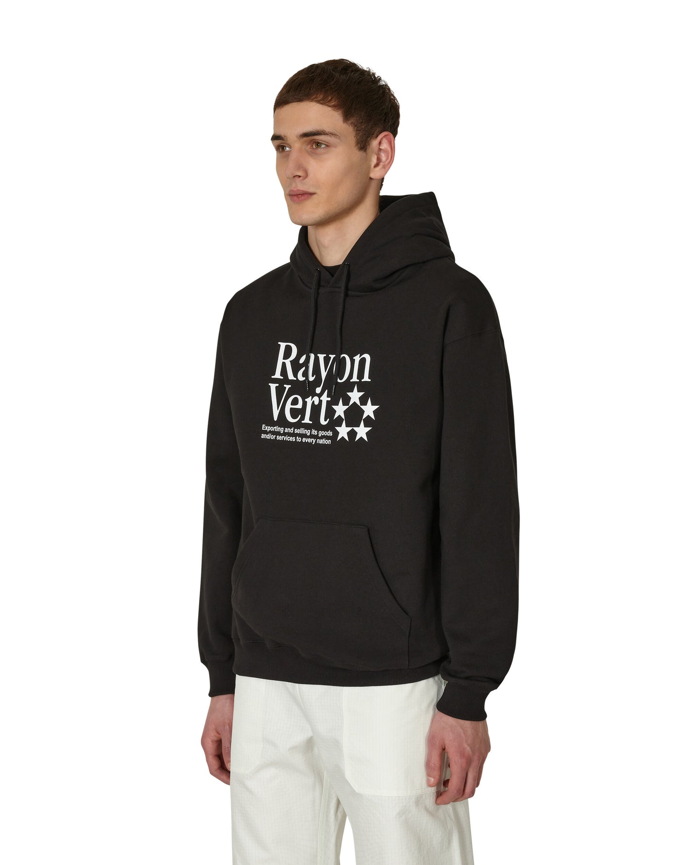 Rayon Vert International Hoodie Black Sweatshirts Hoodies RVS1-SW05 BLACK