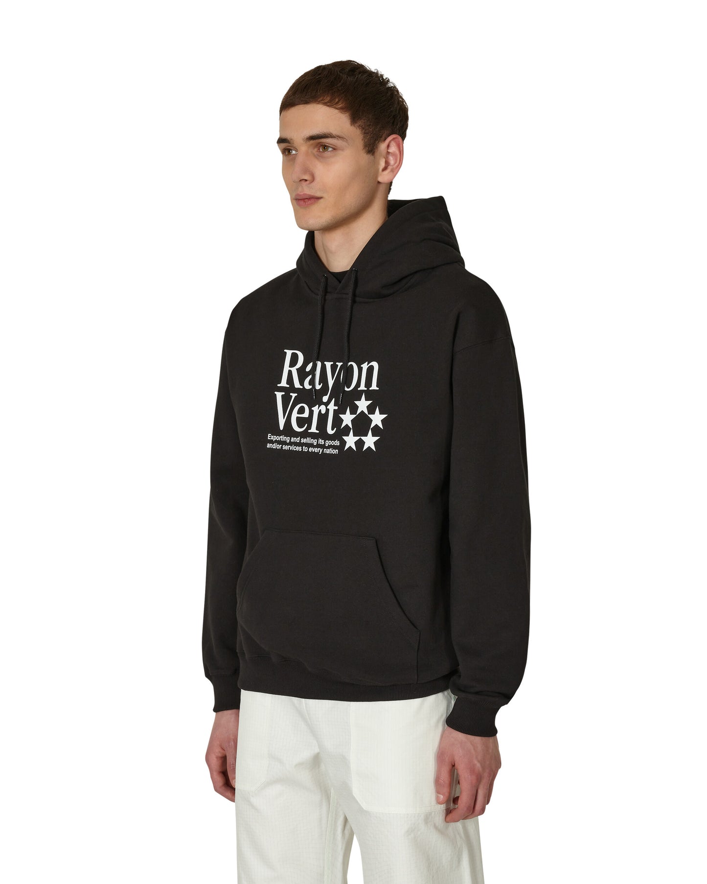 Rayon Vert International Hoodie Black Sweatshirts Hoodies RVS1-SW05 BLACK