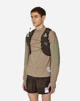 Salomon Active Skin 8 Pas Normal Studios Balck Coffee/Delicioso Coats and Jackets Vests LC2089000