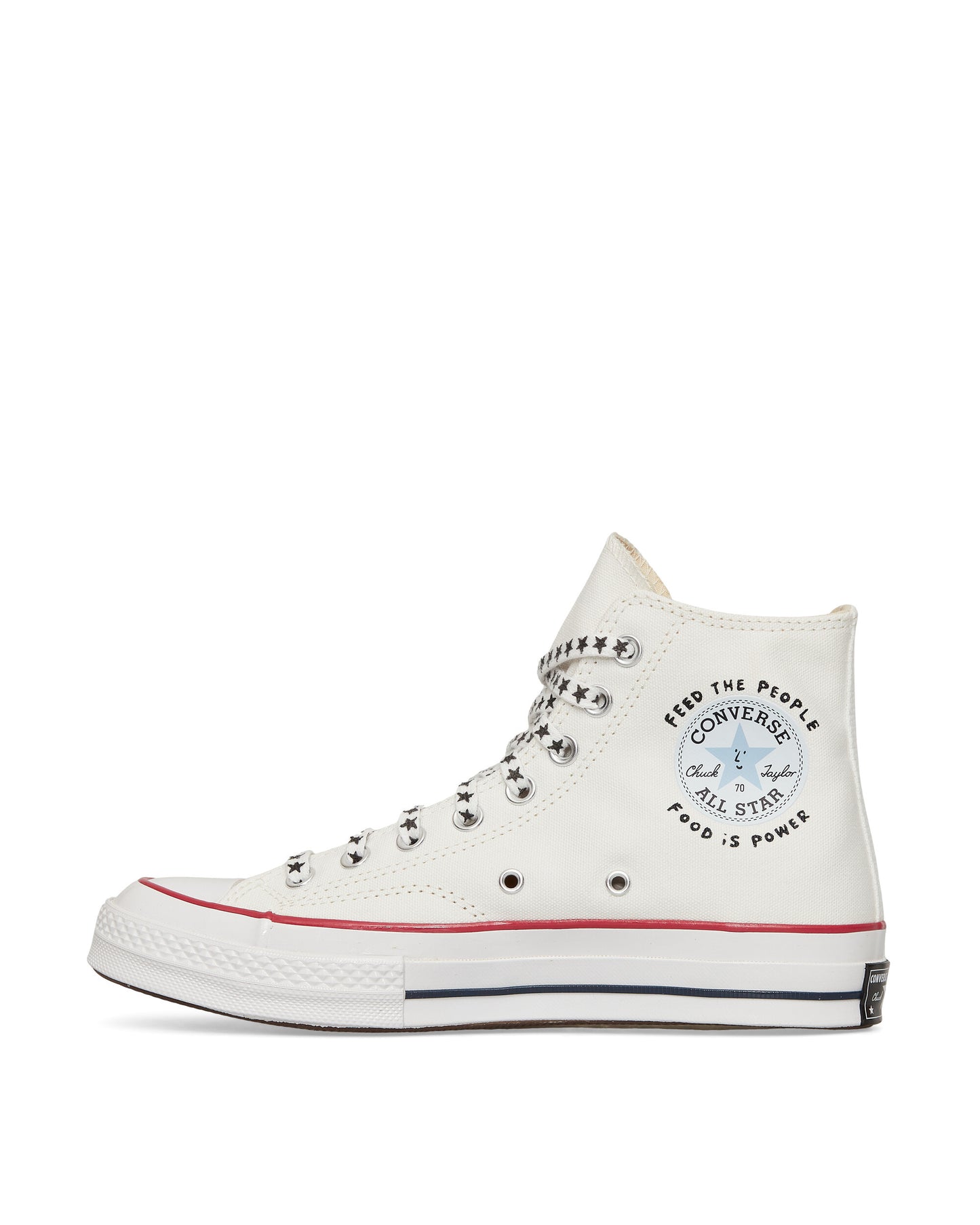 Sky High Farm Unisex Converse Chuck 70 Shf Woven White Sneakers High SHF03K103 1