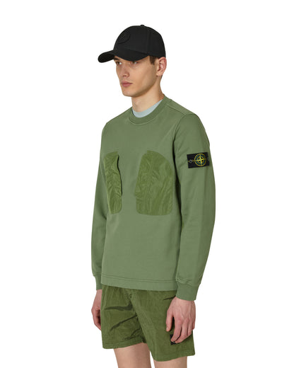 Stone Island Felpa Salvia Sweatshirts Crewneck MO781563954 V0055
