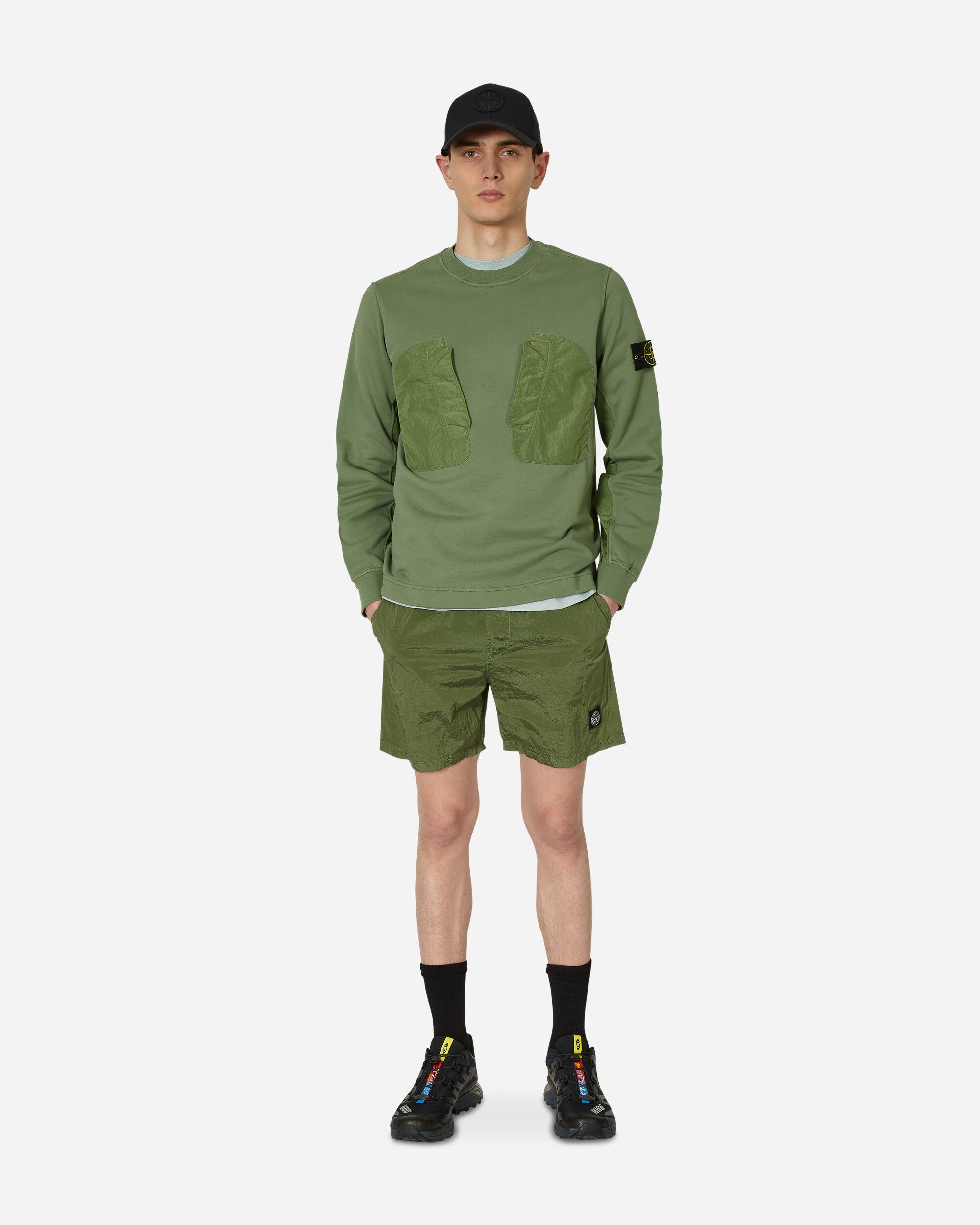 Stone Island Felpa Salvia Sweatshirts Crewneck MO781563954 V0055