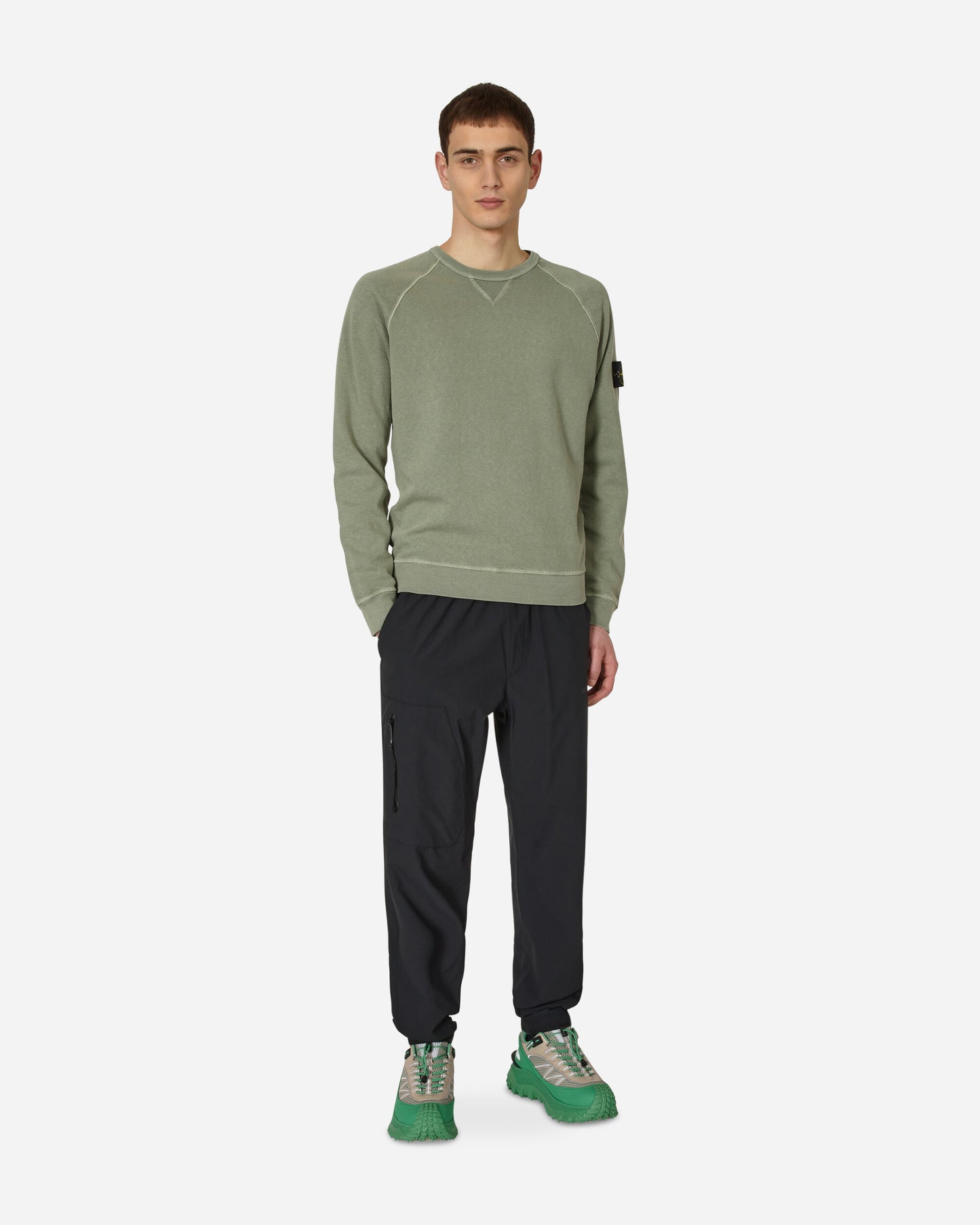 Stone Island Felpa Salvia Sweatshirts Crewneck MO781566360 V0155