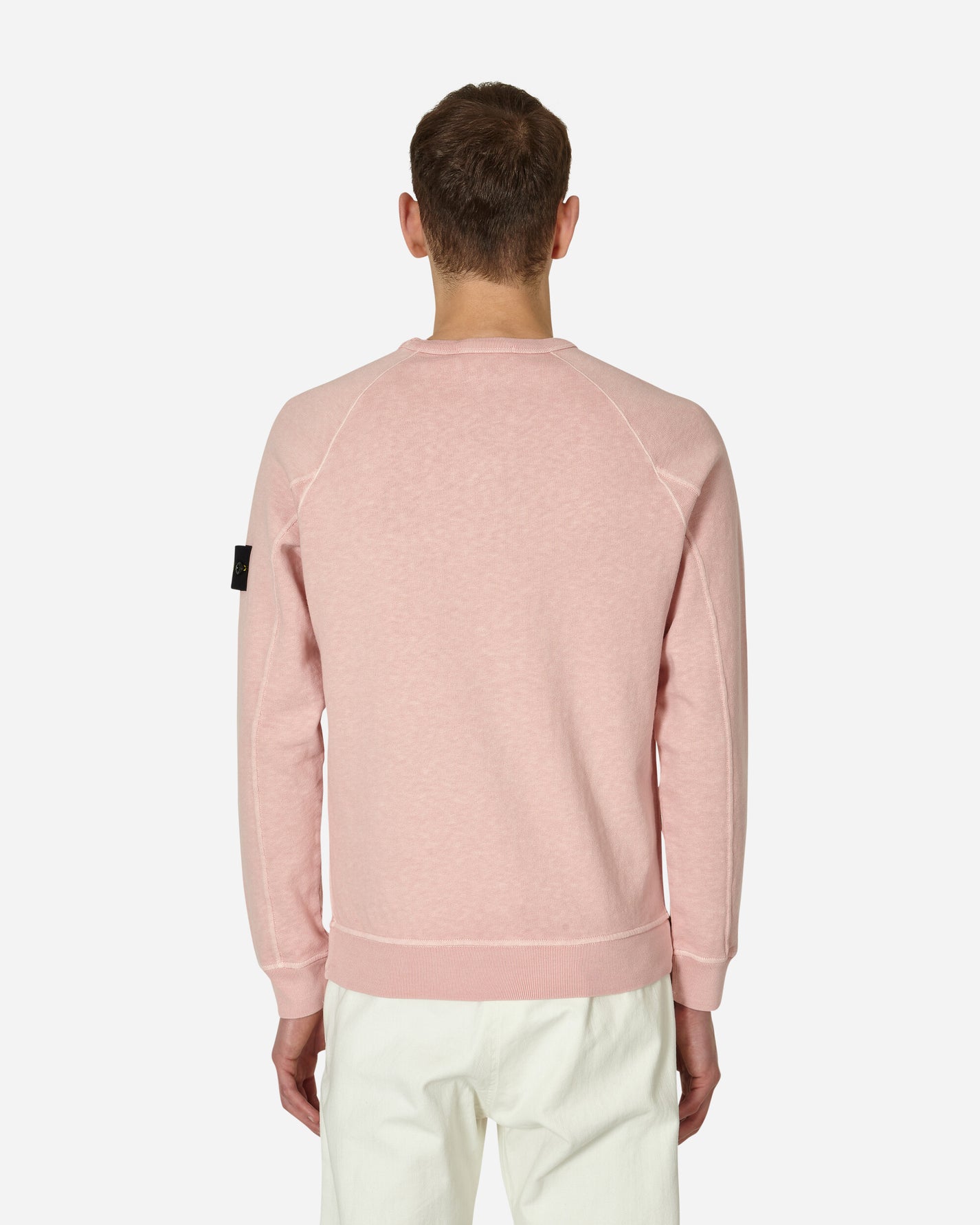 Stone Island Felpa Rosa Sweatshirts Crewneck MO781566360 V0180