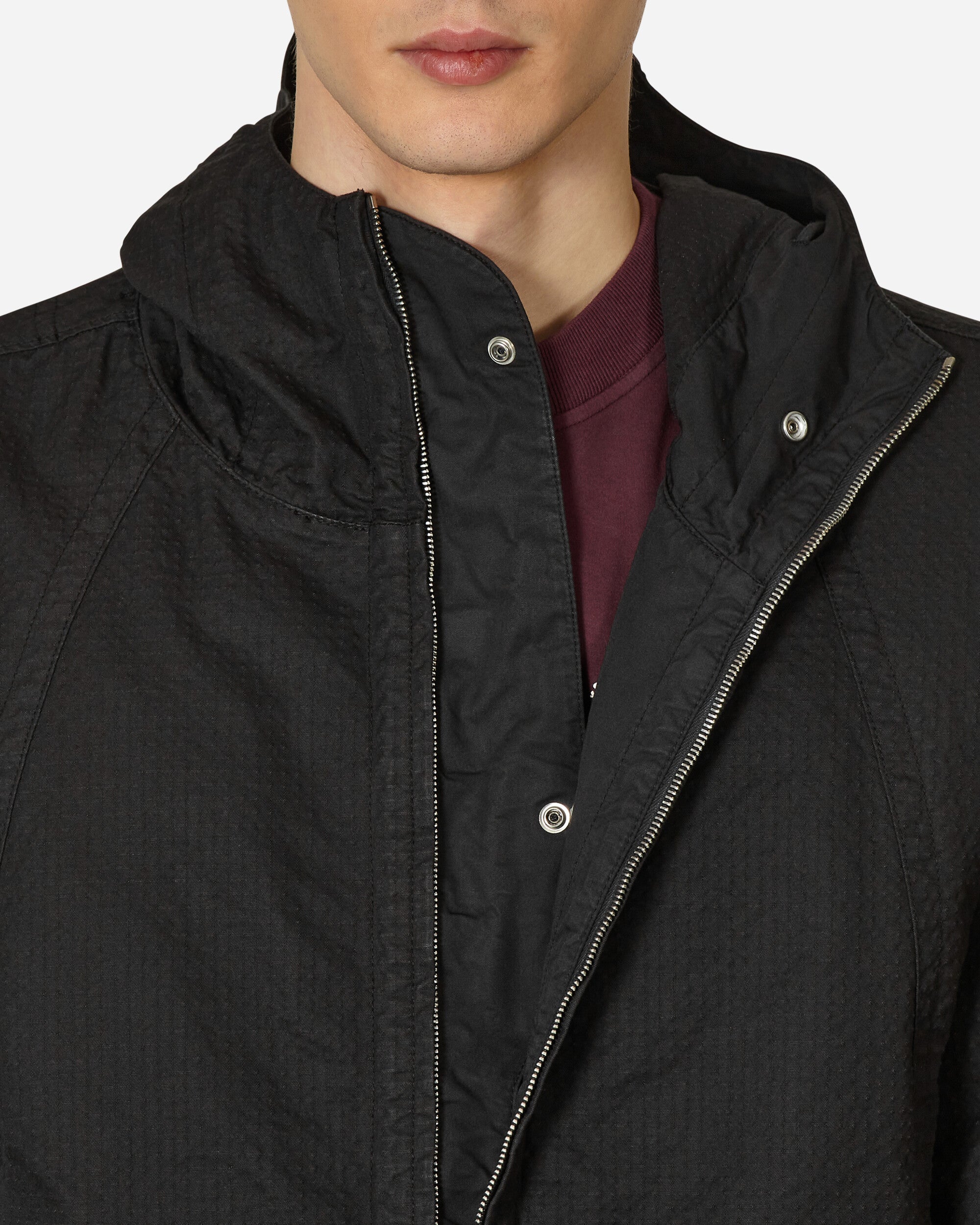 Stone Island Shadow Project Short Parka Nero Coats and Jackets Parka Jackets MO781940617 V0029