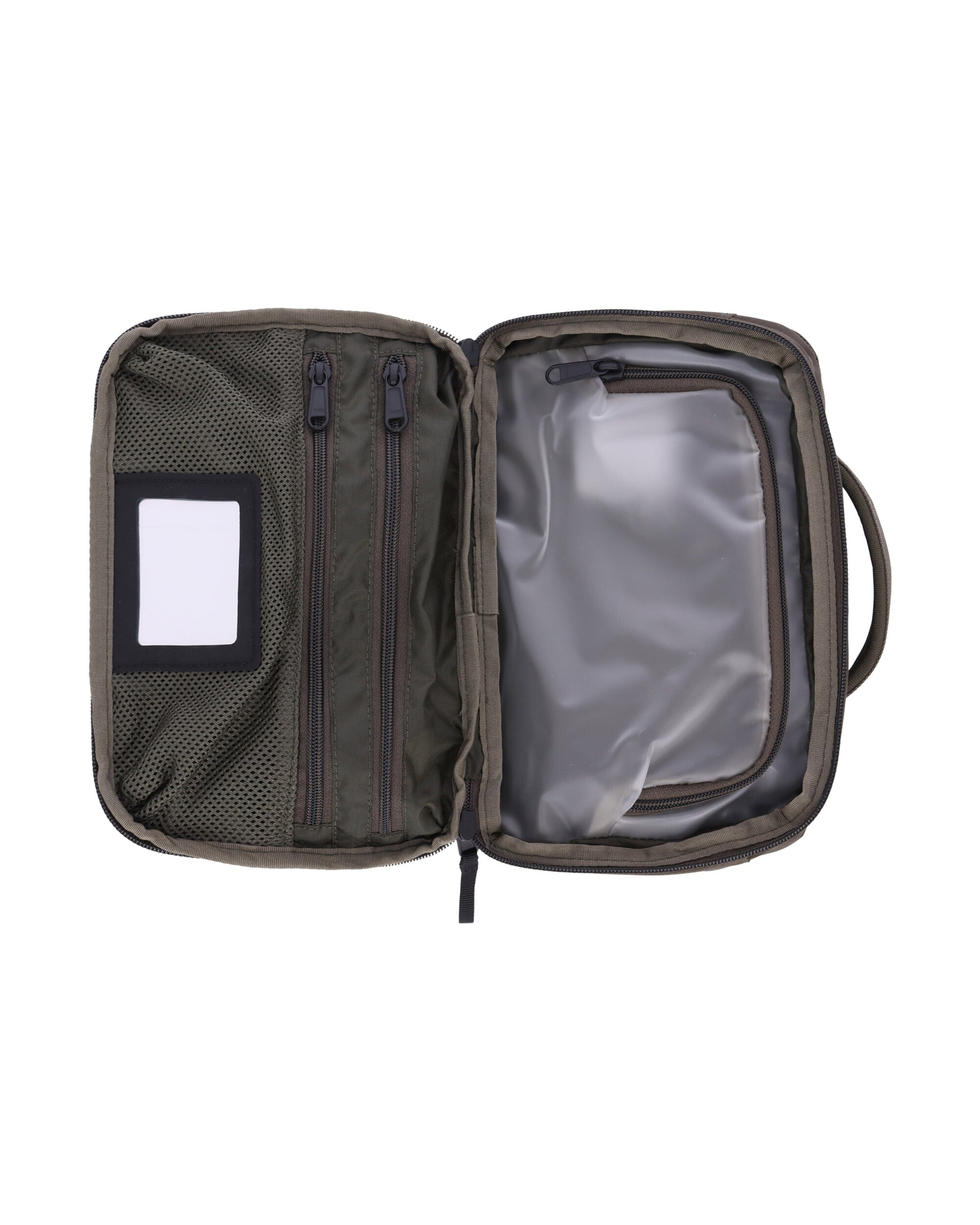 The North Face Base Camp Voyager Dopp Kit Nwtpegrn/Tnf Black Bags and Backpacks Cases NF0A81BL BQW1