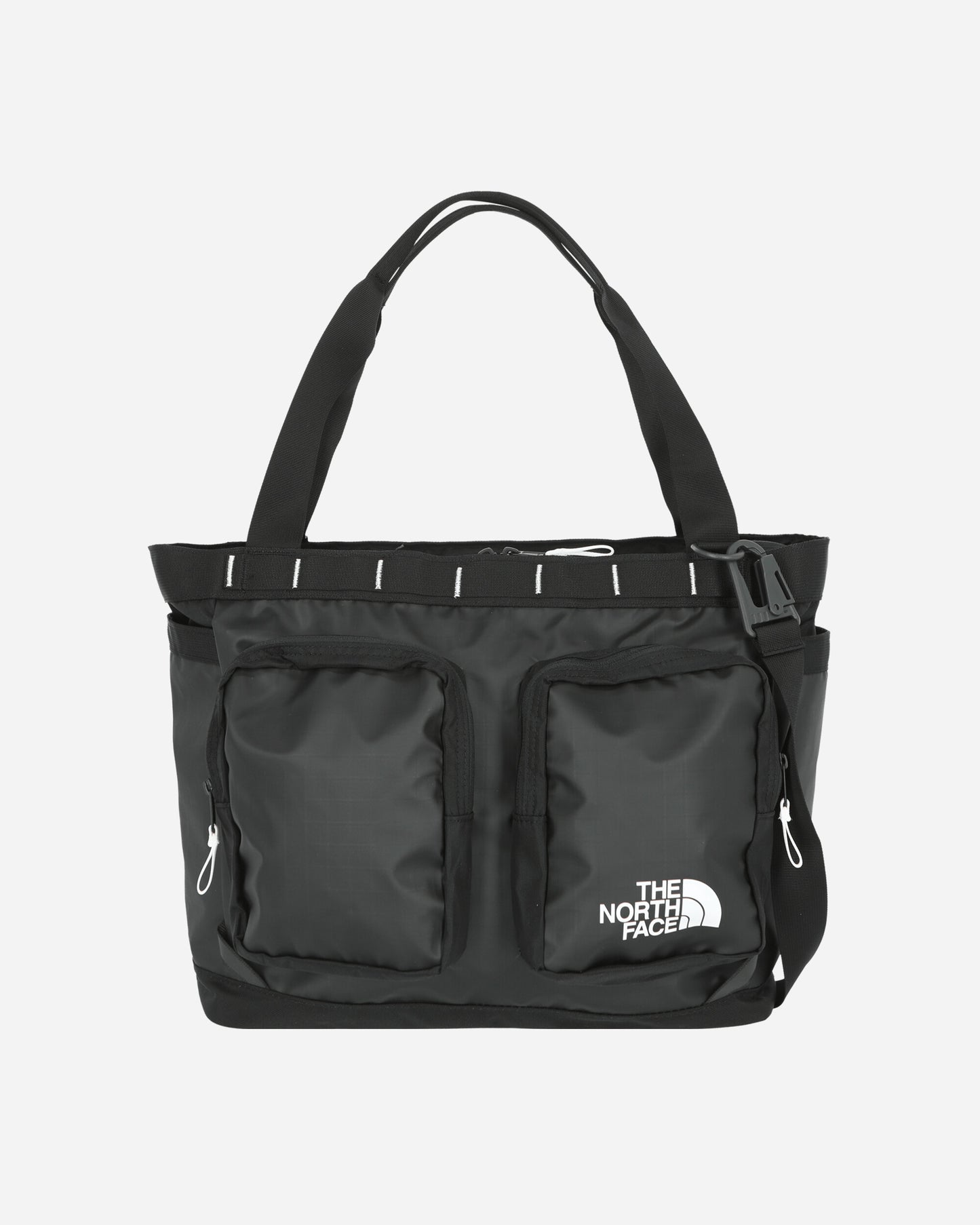 The North Face Base Camp Voyager Tote Tnf Black/Tnf Wht Bags and Backpacks Tote Bags NF0A81BM KY41