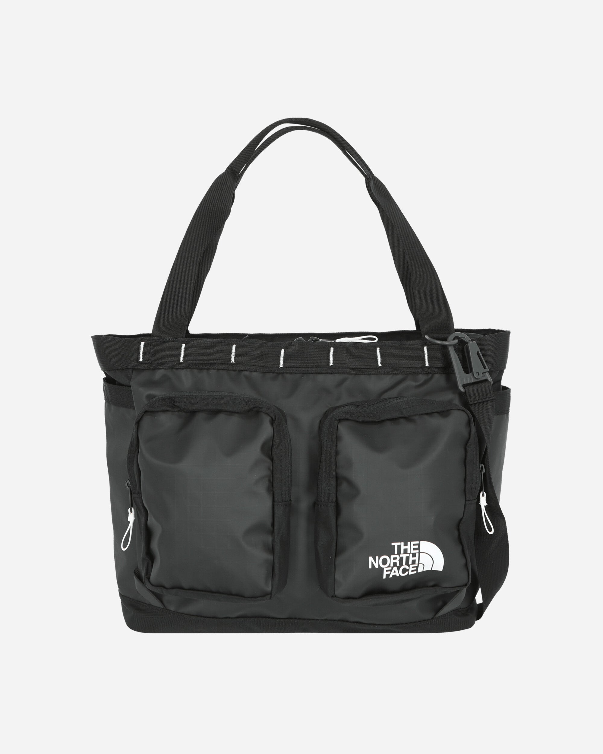 The North Face Base Camp Voyager Tote Tnf Black/Tnf Wht Bags and Backpacks Tote Bags NF0A81BM KY41