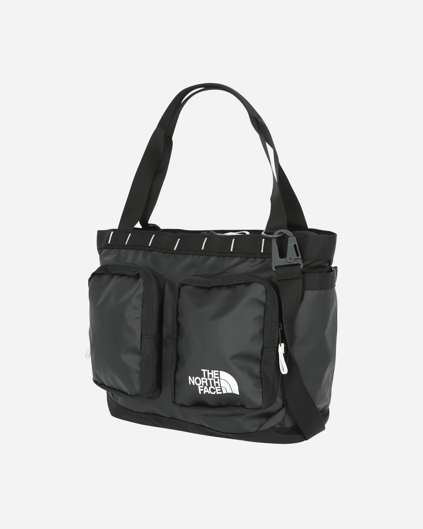 The North Face Base Camp Voyager Tote Tnf Black/Tnf Wht Bags and Backpacks Tote Bags NF0A81BM KY41