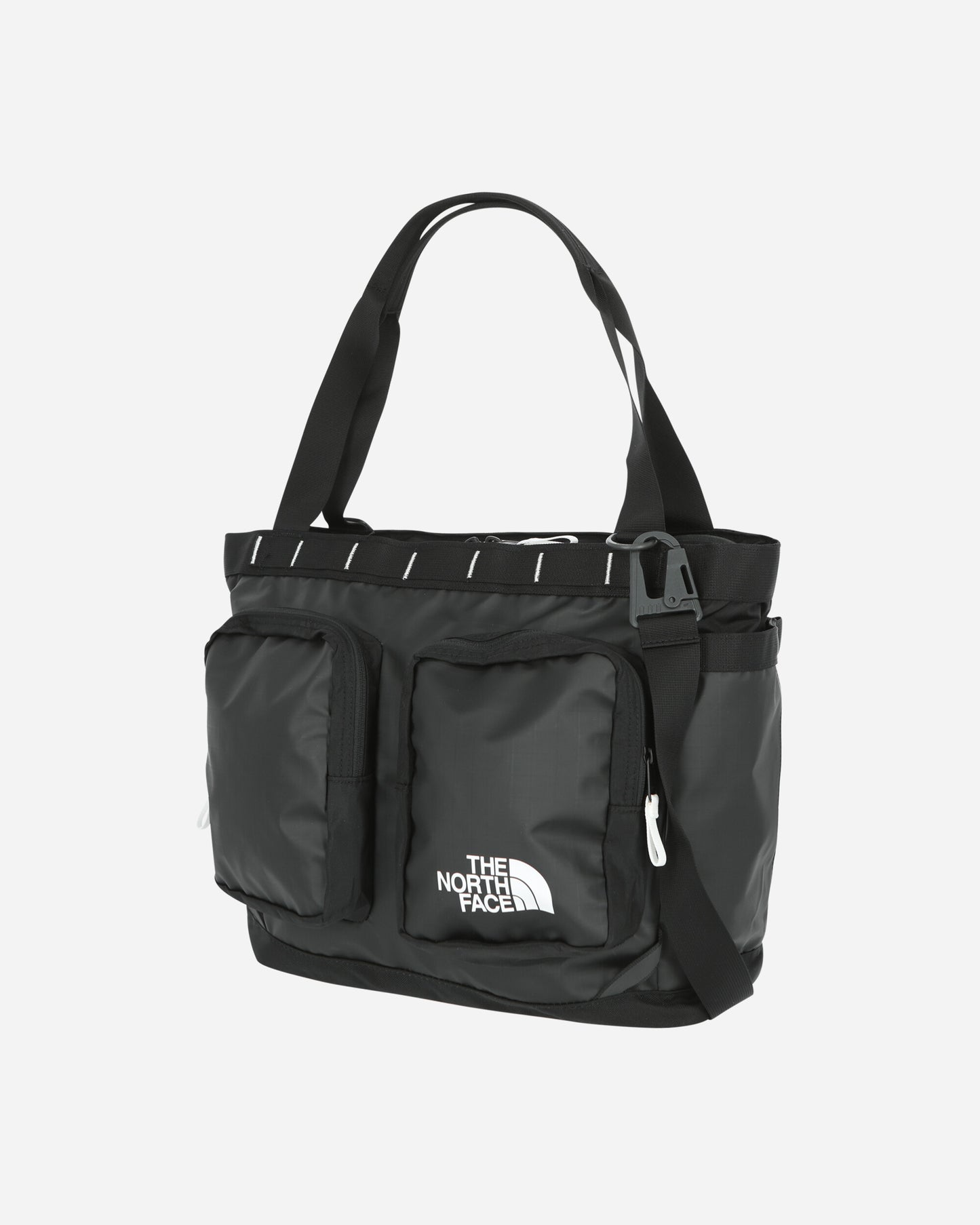 The North Face Base Camp Voyager Tote Tnf Black/Tnf Wht Bags and Backpacks Tote Bags NF0A81BM KY41