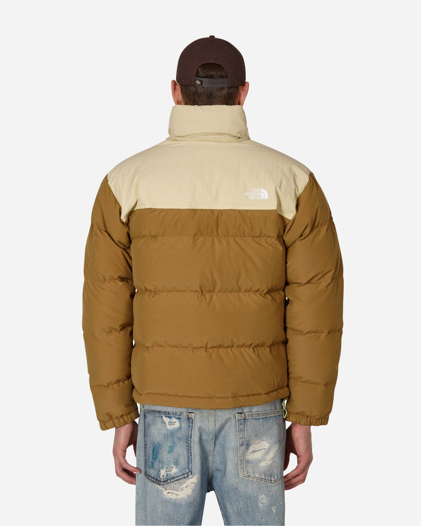 The North Face 92 Low-Fi Hi-Tek Nuptse Utility Brown/Gravel Coats and Jackets Down Jackets NF0A7ZYP 92Q1