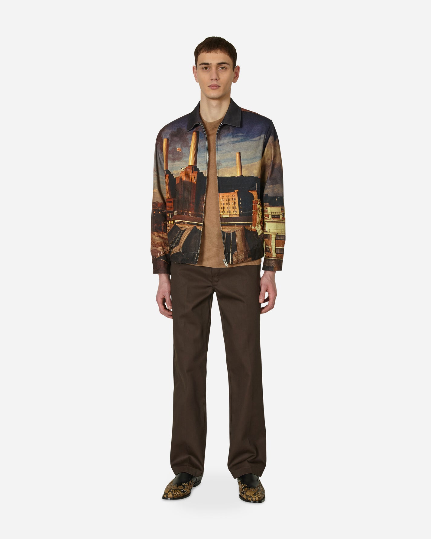 Undercover Animal Blouson Black Base Coats and Jackets Bomber Jackets UC1C4206-1 001