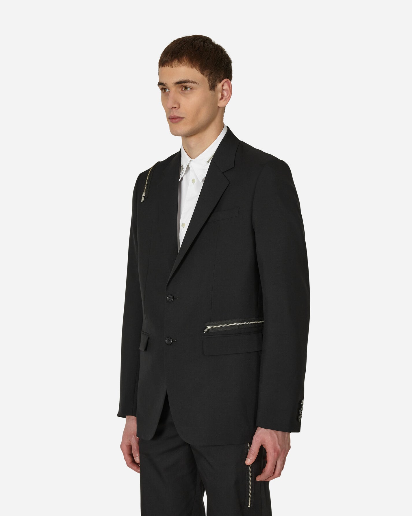 Undercover Zipper Suit Jacket "Personale Pado" Black Coats and Jackets Jackets UC1C4101-1 001