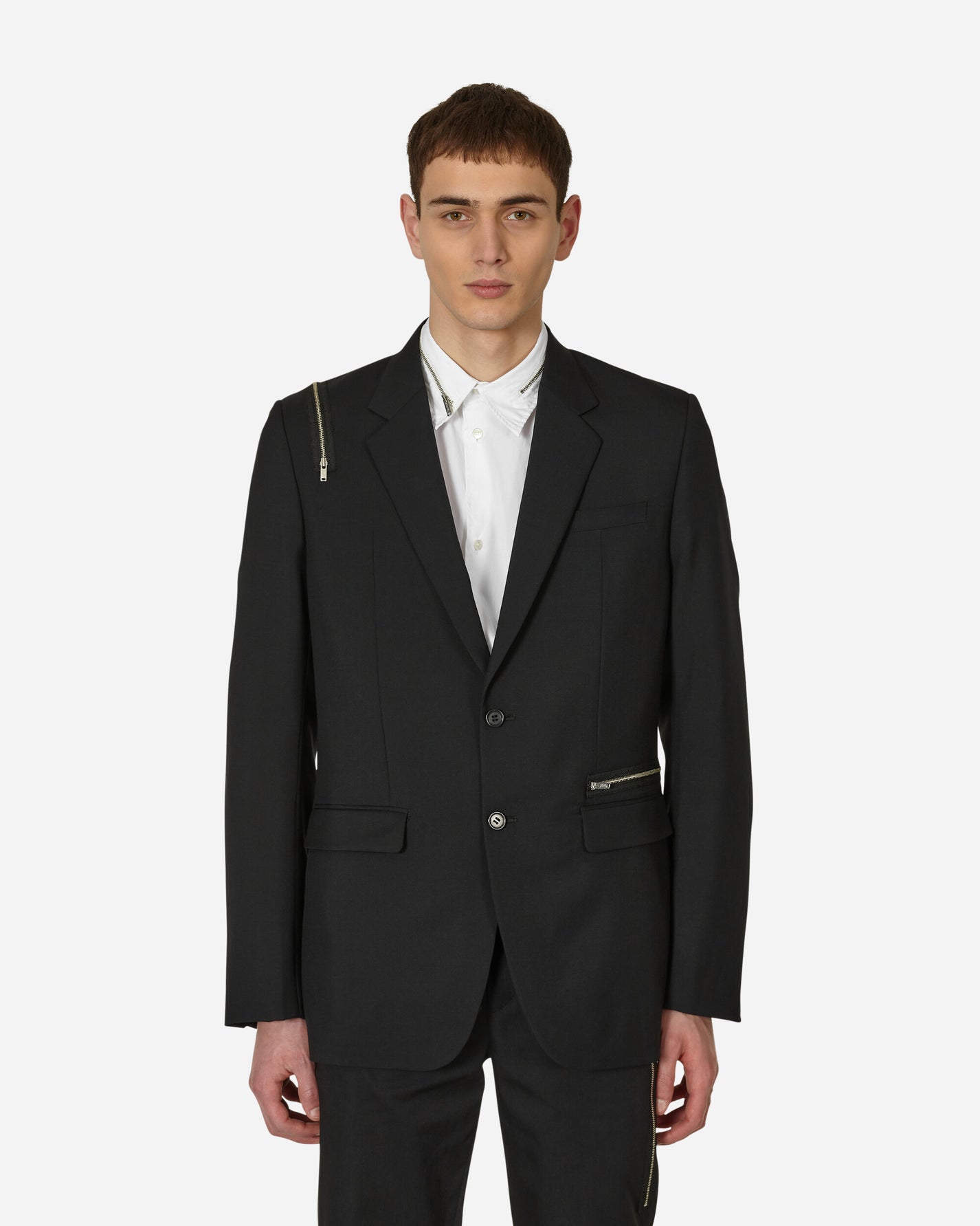 Undercover Zipper Suit Jacket "Personale Pado" Black Coats and Jackets Jackets UC1C4101-1 001