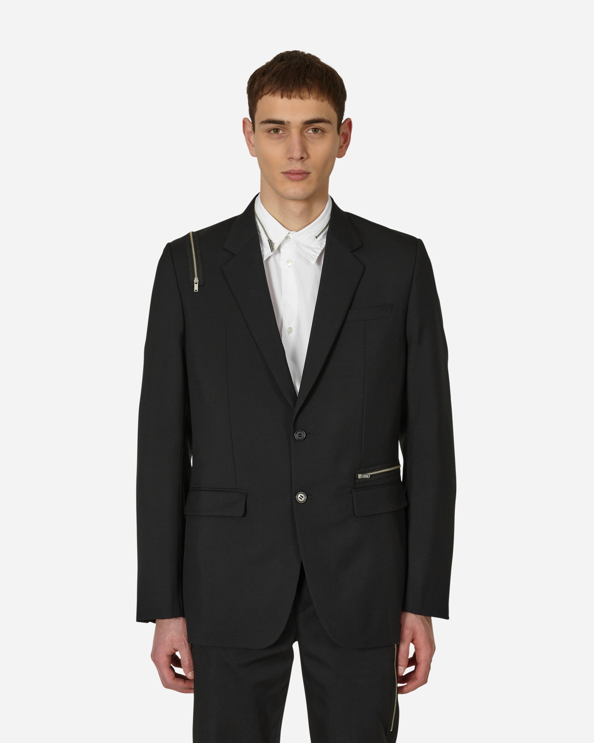 Undercover Zipper Suit Jacket "Personale Pado" Black Coats and Jackets Jackets UC1C4101-1 001