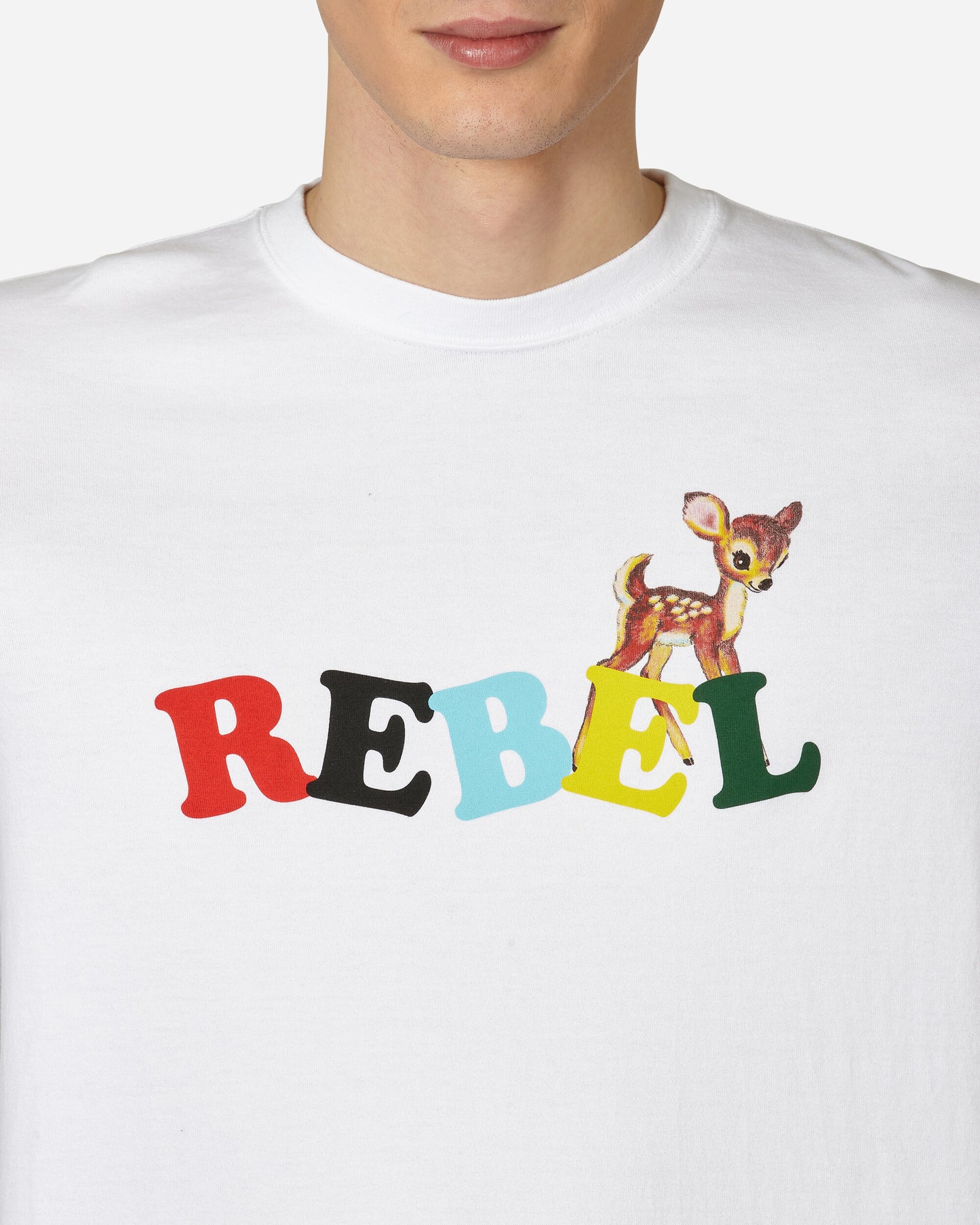 Undercover Bambi Longsleeve White T-Shirts Longsleeve UC1C4892-2 001