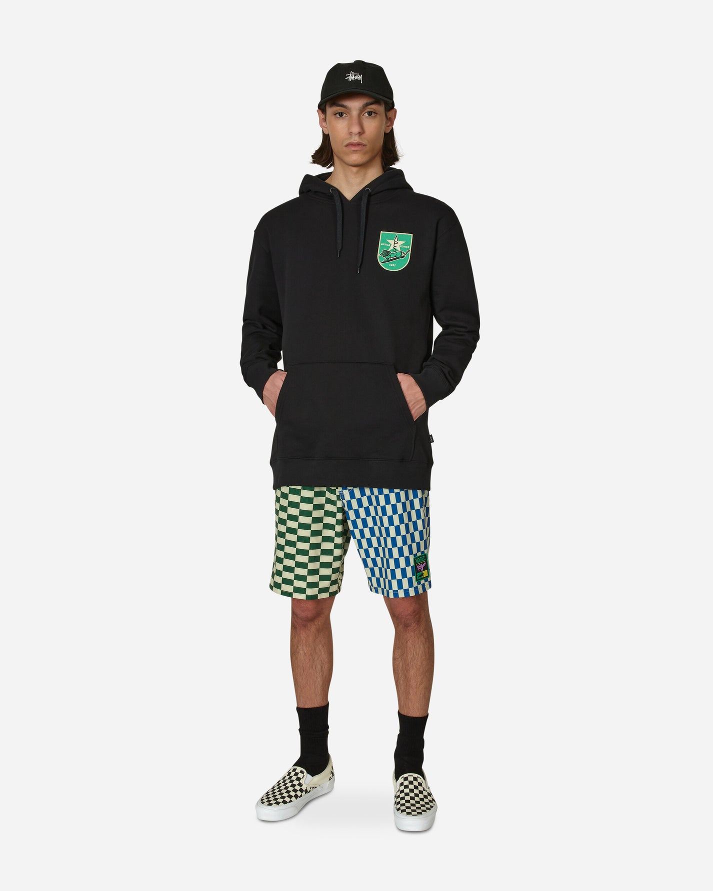 Vans Mami Wata Fleece Po Mami Wata Black Sweatshirts Hoodies VN0006DTBLK1