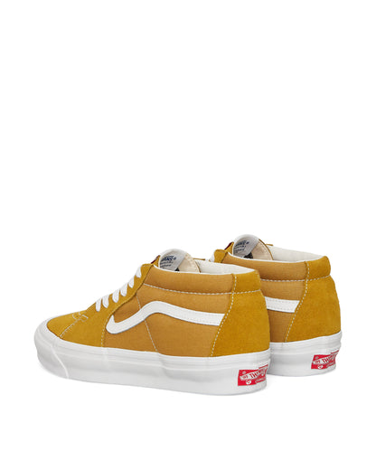Vans Ua Og Sk8-Mid Lx Suede/Canvas Tobacco/White Sneakers Low VN0A4BVCN2X1