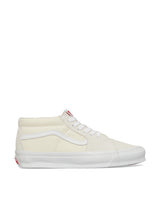 Vans Ua Og Sk8-Mid Lx Suede/Canvas White/White Sneakers Low VN0A4BVCWWW1