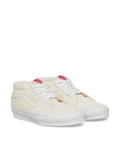 Vans Ua Og Sk8-Mid Lx Suede/Canvas White/White Sneakers Low VN0A4BVCWWW1